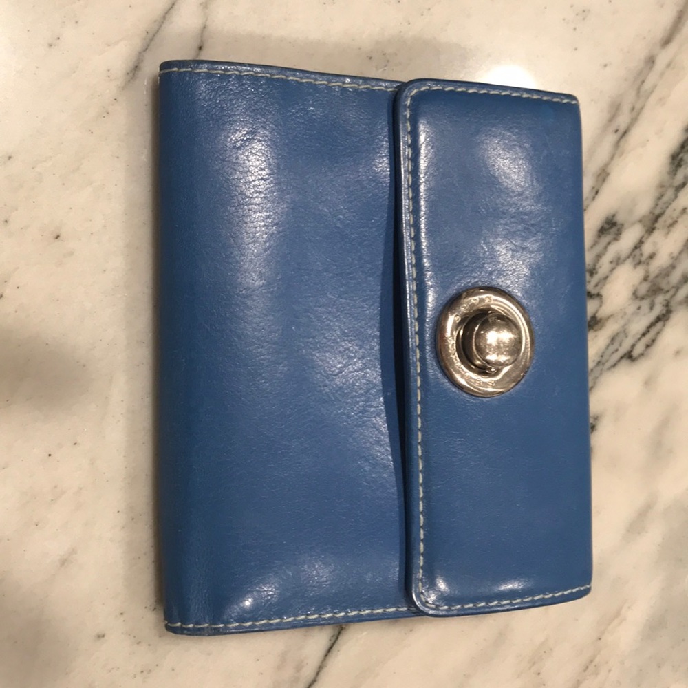 Marc Jacobs blue small wallet
